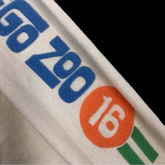 San Diego Zoo Long-sleeved T-Shirt w/3D Fleece Graphics, MV Sports sz M Unisex - Picture 4 of 9